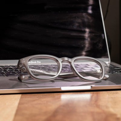 Lentes Blue Light Havana Matt Grey Translucent