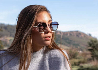 Lentes de Sol Bardot Polarized Gloss Crystal