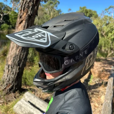 Goggles MTB Shred - Matte Black Frame, GREY Lens